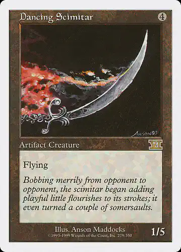 Dancing Scimitar - 6ed Spoiler