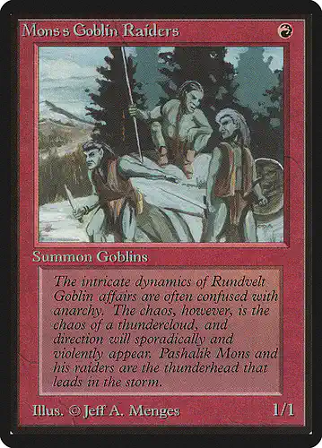 Mons's Goblin Raiders - leb Spoiler