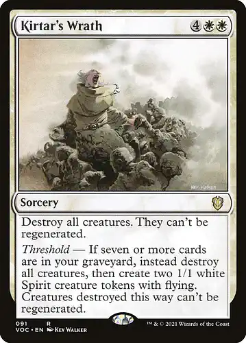 Kirtar's Wrath - voc Spoiler