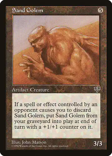 Sand Golem - mir Spoiler