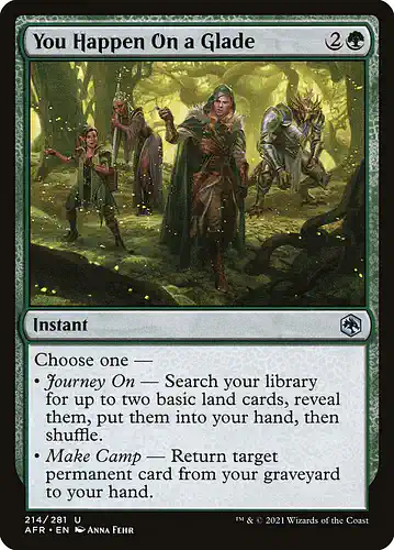 You Happen On a Glade - afr Spoiler