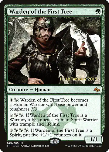 Warden of the First Tree - frf Spoiler