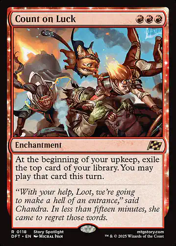 Count on Luck - dft Spoiler