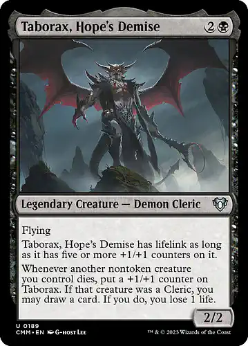 Taborax, Hope's Demise - cmm Spoiler
