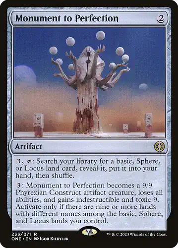 Monument to Perfection - one Spoiler