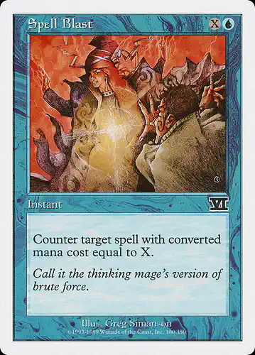 Spell Blast - 6ed Spoiler