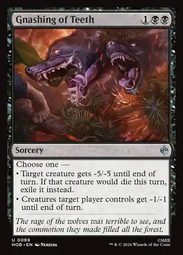 Gnashing of Teeth - hob Spoiler
