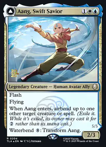 Aang, Swift Savior - tla Spoiler