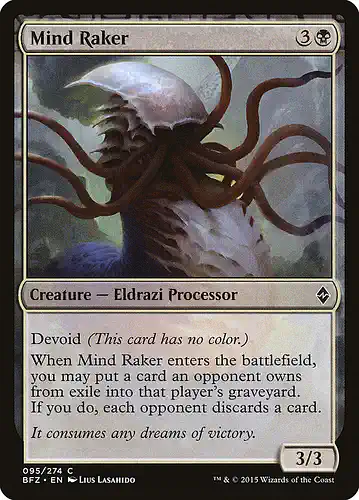 Mind Raker - bfz Spoiler