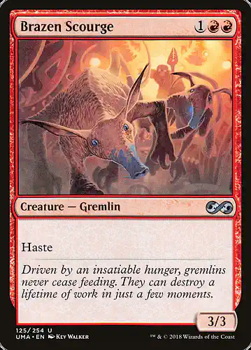 Brazen Scourge - uma Spoiler