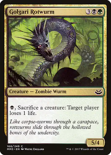Golgari Rotwurm - mm3 Spoiler