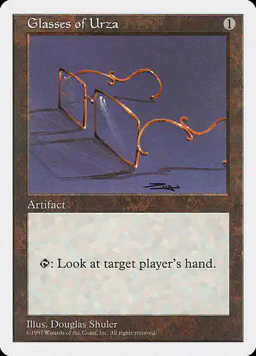 Glasses of Urza - 5ed Spoiler