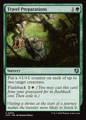 Travel Preparations - inr Spoiler