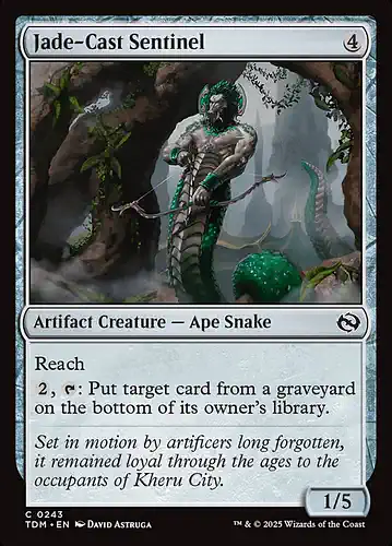 Jade-Cast Sentinel - tdm Spoiler