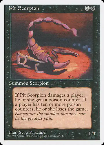 Pit Scorpion - 4ed Spoiler