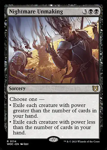 Nightmare Unmaking - woc Spoiler