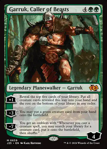 Garruk, Caller of Beasts - j25 Spoiler