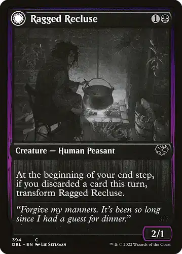 Ragged Recluse - dbl Spoiler