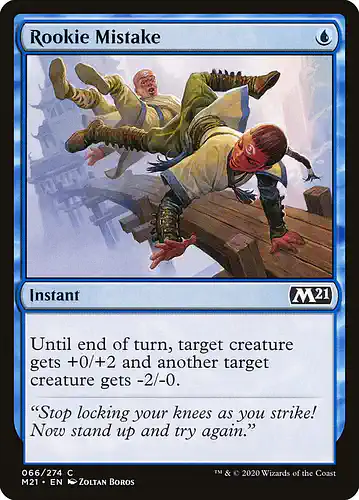 Rookie Mistake - m21 Spoiler