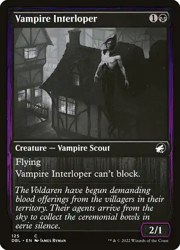 Vampire Interloper - dbl Spoiler