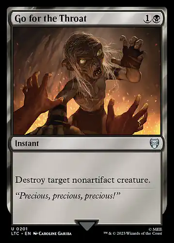 Go for the Throat - ltc Spoiler