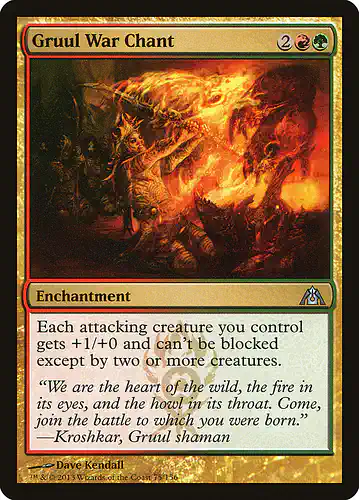 Gruul War Chant - dgm Spoiler