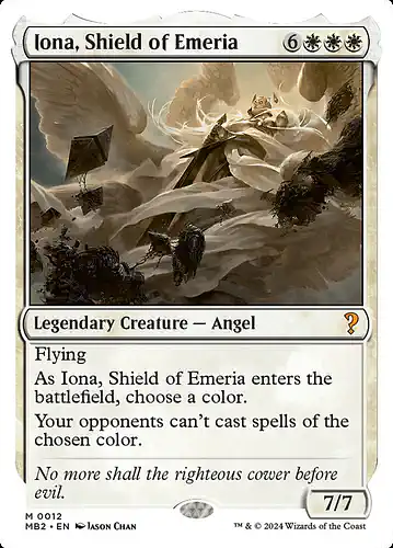 Iona, Shield of Emeria - mb2 Spoiler