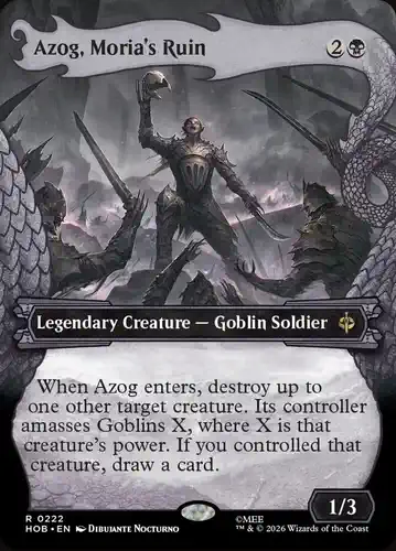 Azog, Moria's Ruin - hob Spoiler