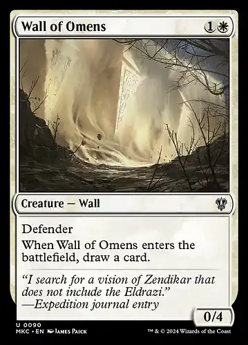 Wall of Omens - mkc Spoiler