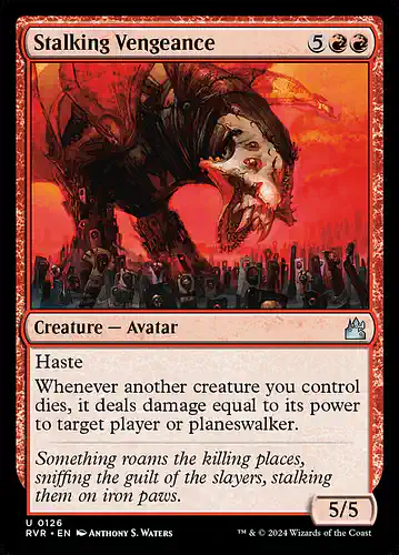 Stalking Vengeance - rvr Spoiler