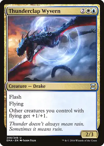 Thunderclap Wyvern - ema Spoiler