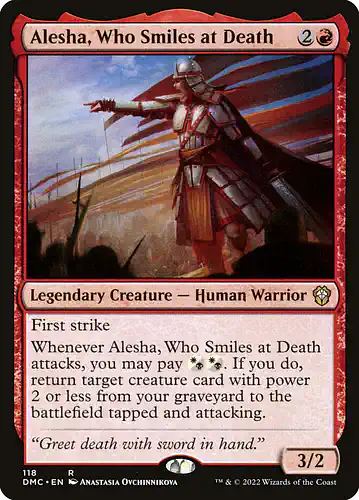 Alesha, Who Smiles at Death - dmc Spoiler