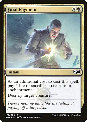 Final Payment - rna Spoiler