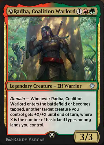 A-Radha, Coalition Warlord - dmu Spoiler