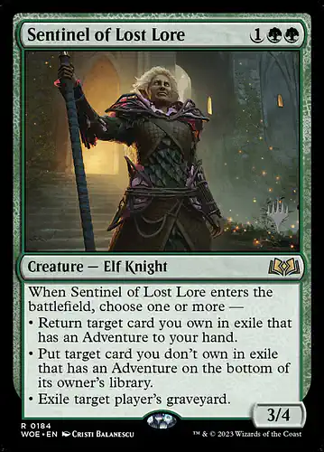 Sentinel of Lost Lore - woe Spoiler