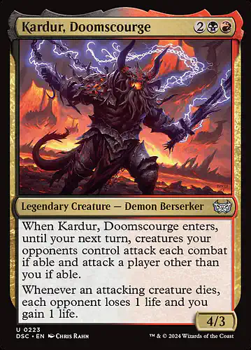 Kardur, Doomscourge - dsc Spoiler