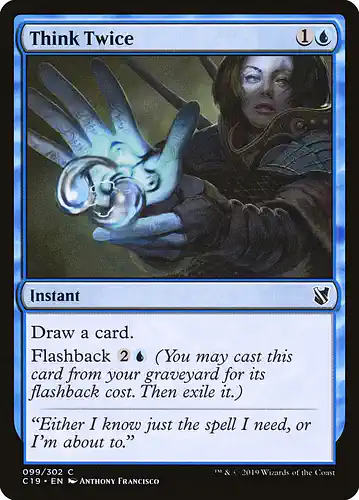 Think Twice - c19 Spoiler