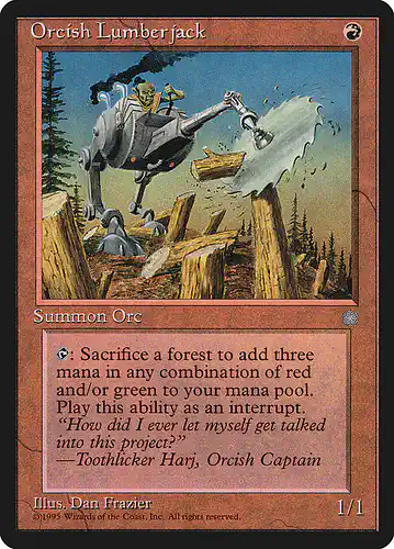 Orcish Lumberjack - ice Spoiler