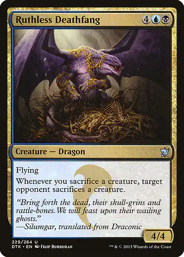 Ruthless Deathfang - dtk Spoiler