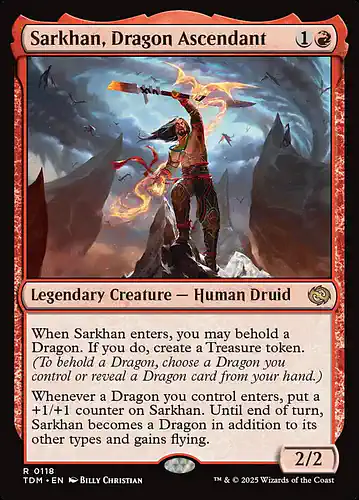 Sarkhan, Dragon Ascendant - tdm Spoiler