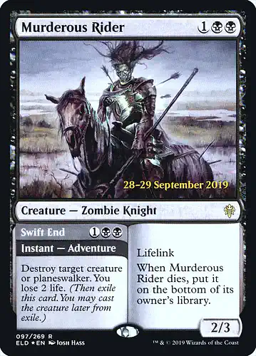 Murderous Rider - eld Spoiler