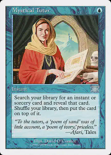 Mystical Tutor - 6ed Spoiler