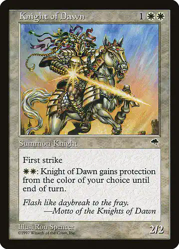 Knight of Dawn - tmp Spoiler