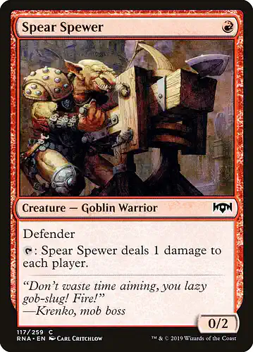 Spear Spewer - rna Spoiler