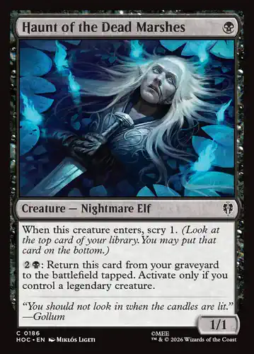 Haunt of the Dead Marshes - hoc Spoiler