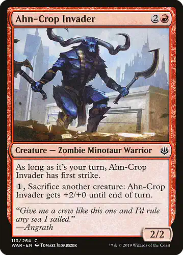 Ahn-Crop Invader - war Spoiler