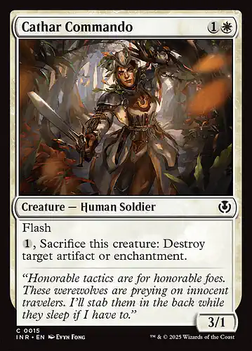 Cathar Commando - inr Spoiler