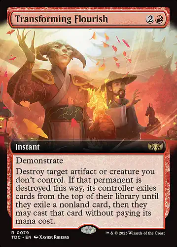 Transforming Flourish - tdc Spoiler