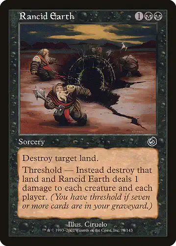 Rancid Earth - tor Spoiler