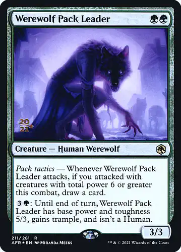 Werewolf Pack Leader - afr Spoiler